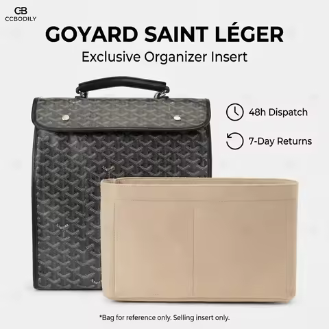 Backpack Organizer Insert Fits Goyard Saint Leger Bag Large Tote Shaper Liner Inner Purse Divider La