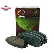 ผ้าดิสเบรคหน้า VIOS ปี 07-12 NCP93 COMPACT ผ้าเล็ก LIFE(ML)(ML-686) (สินค้าจะได้รับตามรูปภาพ)