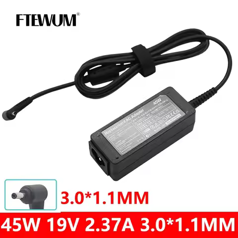 45W Laptop Charger Adapter 19V 2.37A 3.0*1.1mm Power Supply For Acer Travelmate B117 B118-R B118-RN 