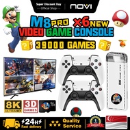8K HD Video Game Console 64G Built-in 39000 +Games Retro handheld Game Stick Wireless Controller Sup