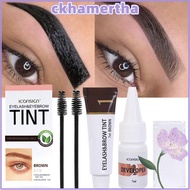 CKHAMPH Eyebrow Cosmetics, Fast Dye Semi Permanent Eyebrow Dye Tint Kit, Waterproof Brow Enhance 2 i