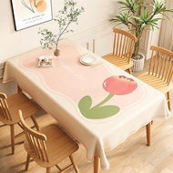 Small Fresh Wallpaper Waterproof Oil-Proof Anti-Scalding Disposable Lambskin Tablecloth Tablecloth S