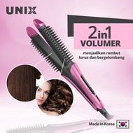 Catokan Rambut Unix Hairstyler 2in1 Volumer