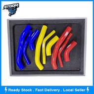 LC135 135LC FI  RADIATOR HOSE SET  ( SAMCO ) BLUE / RED / YELLOW . COOLANT HOSE