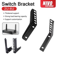 1U/2U/3U/4U/5U/6U Rack Wall Mount Bracket Switch Fixed  for DVR Switch  Distribution boxes, optical 