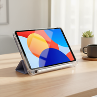 Redmi Pad SE 8.7Pad 7  Sarung Redmi Pad SE 8.7 inci dengan Petak Pen Sarung Lutsinar Boleh Lipat unt