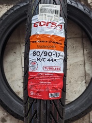 Corsa Sport Rain 80 90 17 Tubeless Ban Luar Motor Bebek FREE PENTIL