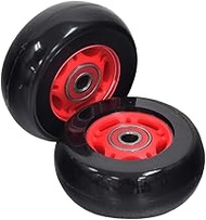 AlveyTech 76 mm x 30 mm Caster Wheels for The Razor Crazy Cart (V7+), Crazy Cart Shift (V1+), Crazy