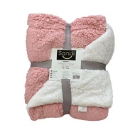 ผ้าห่ม 5 ฟุต Velvet Sherpa SANDI รุ่น VLT6080_PNK SANDI