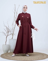 yanifah abaya dress by RJ Bahan yoris premium ristjaya