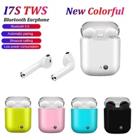 i7s TWS Wireless headphones Bluetooth 5.0 Earphones sport Earbuds Headset With Mic For all smart Phone Blue