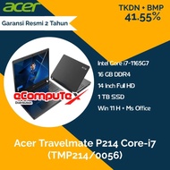 Laptop Acer Travelmate P214 (TMP214/0056) i7 16GB 1TB - TKDN RESMI