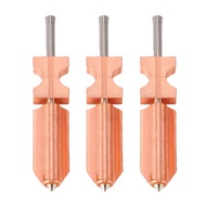 EAS- 3PCS Upgrade Nozzle Hotend  0.25MM 0.4MM 0.6MM Fit For FlashForge AD5X 3D Printer All Metal Qui