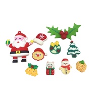 Christmas charm jibbitz Set, Christmas slipper decoration, 3d jibbitz charm with high quality Christ