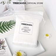 TREECHADA สำลีเช็คหน้า สำลีแผ่น แบบไม่รีดขอบ สำลีแผ่นรีดขอบ สำลีแผ่นผลิตจากฝ้ายธรรมชาติบริสุทธิ์ สำล