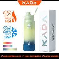 KADA Tumbler Hot and Cold Aqua Flask Outdoor Sports Tumbler with Straw Water Bottle 800ml