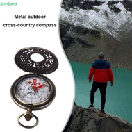 LOMBARD Outdoor Hiking Navigation Pocket Watch Design Pocket Watch Compass Retro Portable Compass
