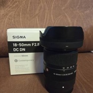 行貨有保Sigma 18-50mm F2.8 X Mount 連Filter