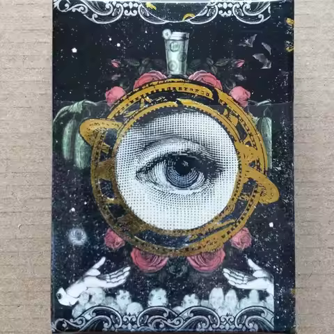 Hendrick's Gin Playing Cards, 54-Card Vintage Steampunk Medical Art Deck 9*6cm with Cocktail Recipes
