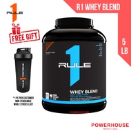 [FREE SHAKER] Rule 1 - R1 Whey Protein Blend, 5lb [100% Whey Protein, Isolate, BCAA, Muscle Recovery