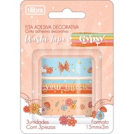 Tilibra - Fita Wahi Tape Gypsy, blister com 3