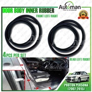 Proton Persona Old 2007 - 2015 Door Inner Rubber Body Lining Getah Pintu Getah Dekat Body