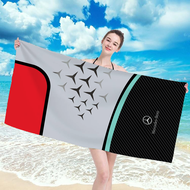 M-Mercedes-Benz-Z Gym Sports Towel Womens Bathrobe Beach Towels Adults Quick Drying Towels for the B
