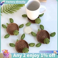 Turtle Coaster Animal Turtle Mug Rug Turtle Coaster Knitting Housewarming Gift, Home Decor, Gift for