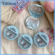 Y2E2noa กล่องใส่คอนแทคเลนส์แบบ INS กล่องใส่คอนแทคเลนส์แบบเรียบง่ายน่ารักกล่องใส่ใส่คอนแทคเลนส์แบบสวย