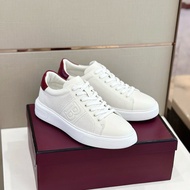 FT6G 2025 Men's Shoes Men's New Style Fashion Casual Shoes Perforated Stitching Shoes All-Match Whit