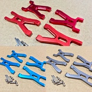 Wltoys parts 4pcs metal front rear lower suspension arm upgrade parts / spare parts for A959 A959-B 