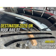 DESTINATOR 2026-ON ROOF RAIL EE AVAILABLE GLOSSY SILVER GLOSSY BLACK