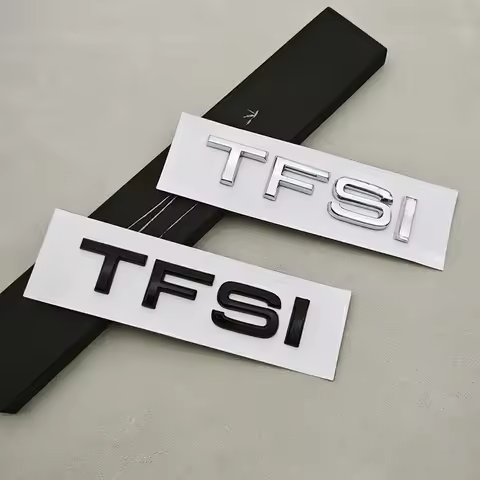 3D Car Sticker Logo TFSI Rear Fender trunk Emblem Badge For Audi A4 A5 A6 A7 A8 S3 S6 Q3 Q5 Q7 20 30