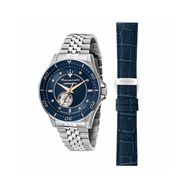 Maserati R8823140013 Sfida Automatic SET Men Watch 44 mm. นาฬิกา นาฬิกาข้อมือ นาฬิกาข้อมือผู้ชาย