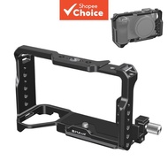 New arrival For Sony ILCE-A7CM2 / Alpha 7C II / Alpha 7CR PULUZ Metal Camera Cage Stabilizer Rig (Bl