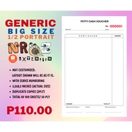 ♞,♘PETTY CASH VOUCHER Carbonized GENERIC ONLY