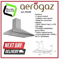 Aerogaz AZ-3503D 90cm Chimney Hood | Local Singapore Warranty | Express Free Home Delivery