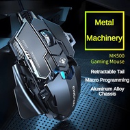 New Mechanical Wired Gaming Mouse 9 Key Macro Definition 12800 Dpi Color Backlit Game Player Compute