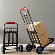 Foldable Grocery Trolley for Home Use, Delivery, Moving, Small Cart, Handheld Convenient Two-Wheel C