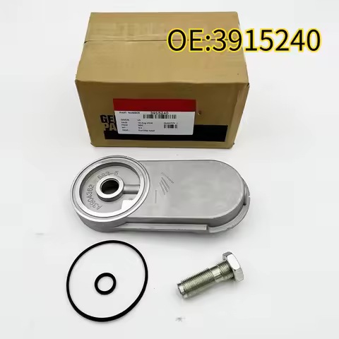 For 3915240 Fuel Filter Head Cummins 6BT 5.9L 12V 3.9L 6C FS1280 FF5052