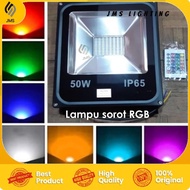 New Lampu Sorot RGB Warna Warni 50 Watt