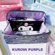 Sanrio kapasiti besar pelbagai lapisan kreatif comel pensil kes kanak-kanak kayu manis Kuromi melodi