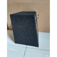 Box speaker 8in miring. bok kayu karpet subwoofer 8 inchi miring