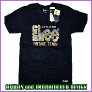 ◩ ♒ ∏ Embroidered Print LEE Design T-Shirt for Men Original 100% Branded Pullout Excess with Mall T