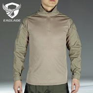 Eaglade Tactical Frog Shirt In Khaki Stretchable Waterproof JT-G3-CX