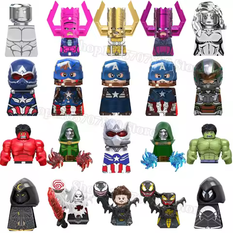 Newly launched Hot toys Building Blocks Superhero Series TV6216-6218-6213 Hot movie characters brick
