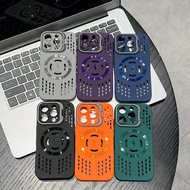 All-Inclusive Cooling Magnetic Bracket Apple 17promax Phone Case Summer New Style iPhone13 Foreign T