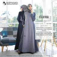 KATUN Gamis Dress Latest Black Damoza Elvira Muslim Dress Made of Premium Cotton