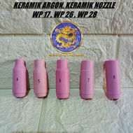 Alumina Nozzle Tig Argon Keramik Argon Tig Wp 17 / Wp 26
