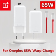 For Original Oneplus charger 65w 8T Warp EU/US Charge Power Adapter Set